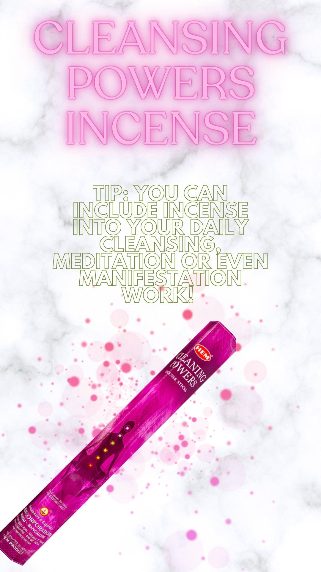 Cleansing Powers Incense