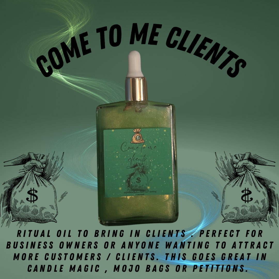 Manifest Prosperity, Manifestation, Spell Work, Come To Me Clients, Ritual Oil For Business Owners