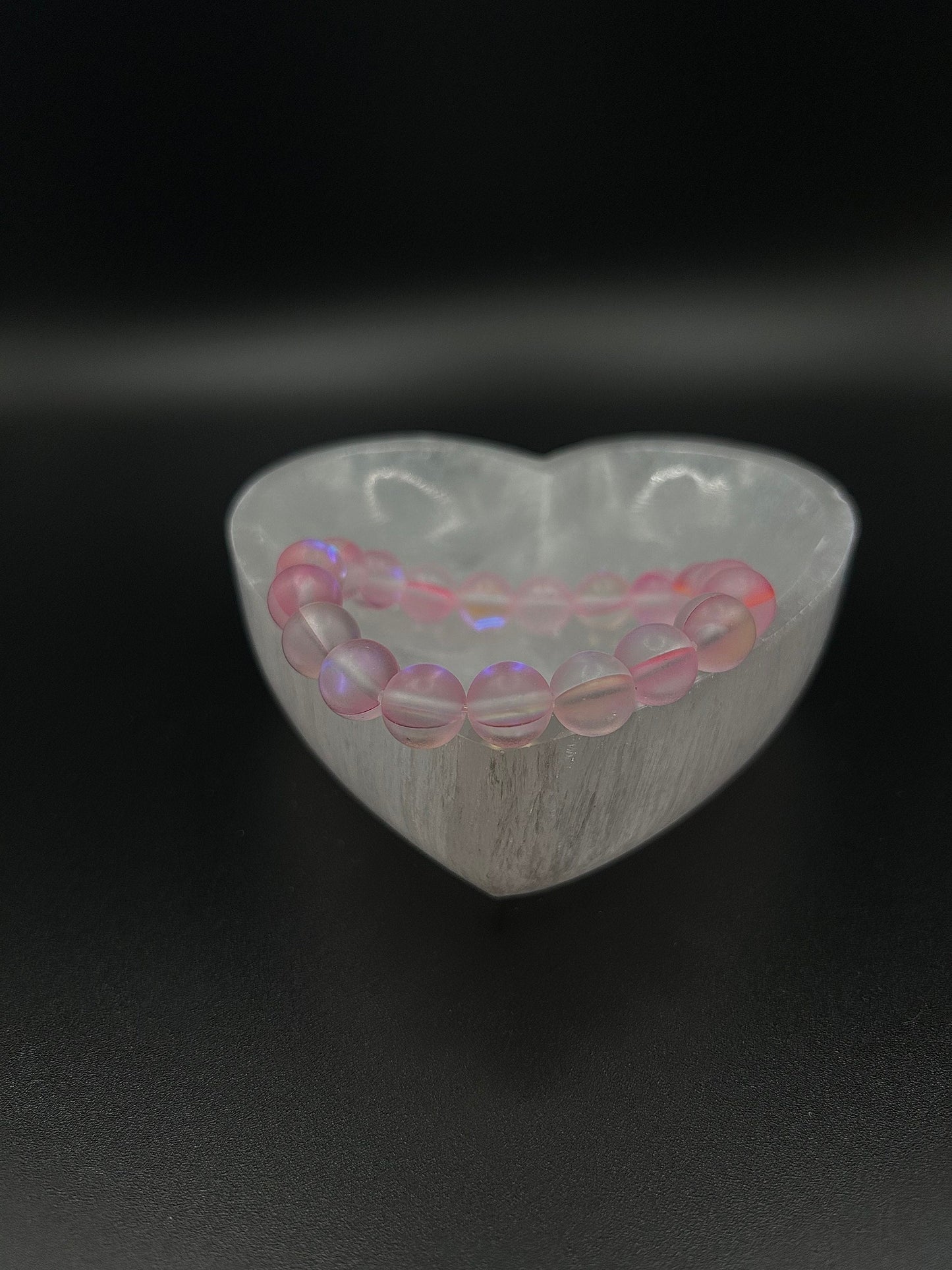 7.5 INCH | Pink Mystic Aura Quartz Bracelet