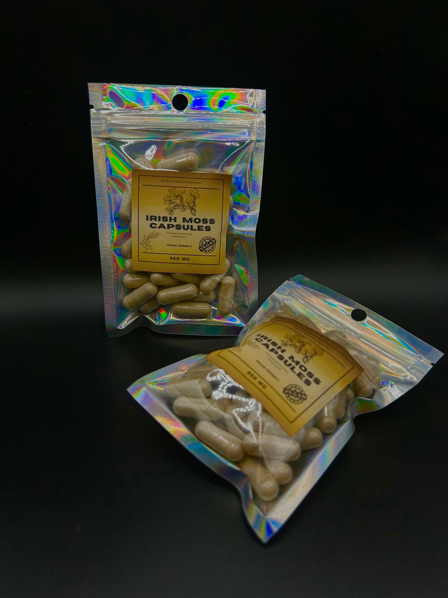 Seamoss Capsules | Irish Moss Capsules 950 MG Vegan Friendly