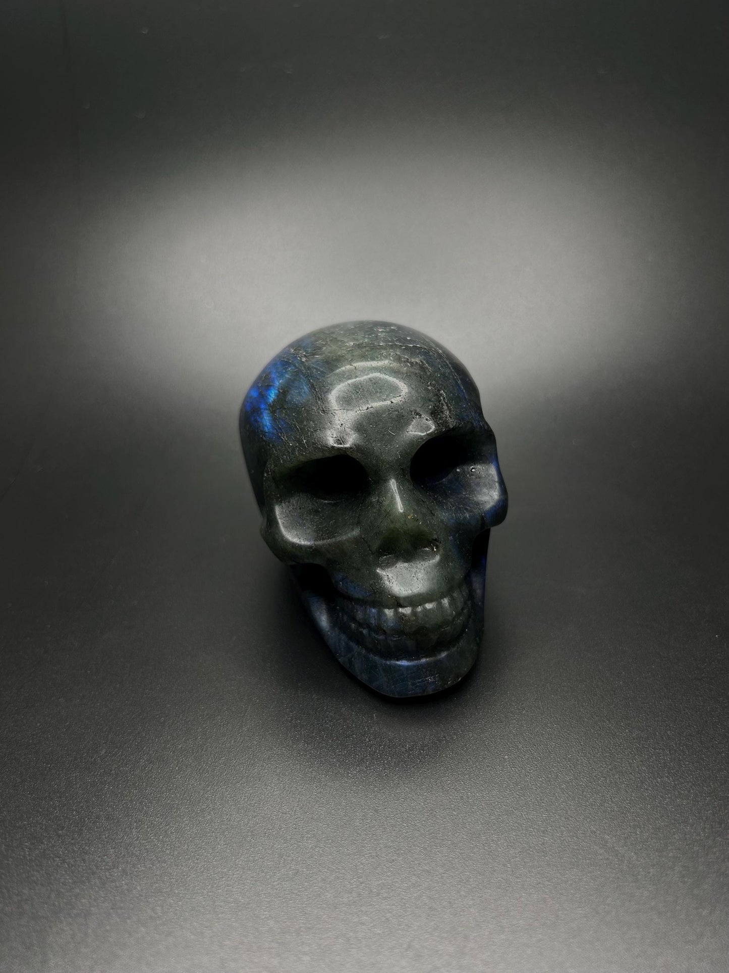 Labradorite Crystal Stone, Healing Stone Skull Stone for Intuition, Protection, Chakra Meditation Crystal, Raw Labradorite