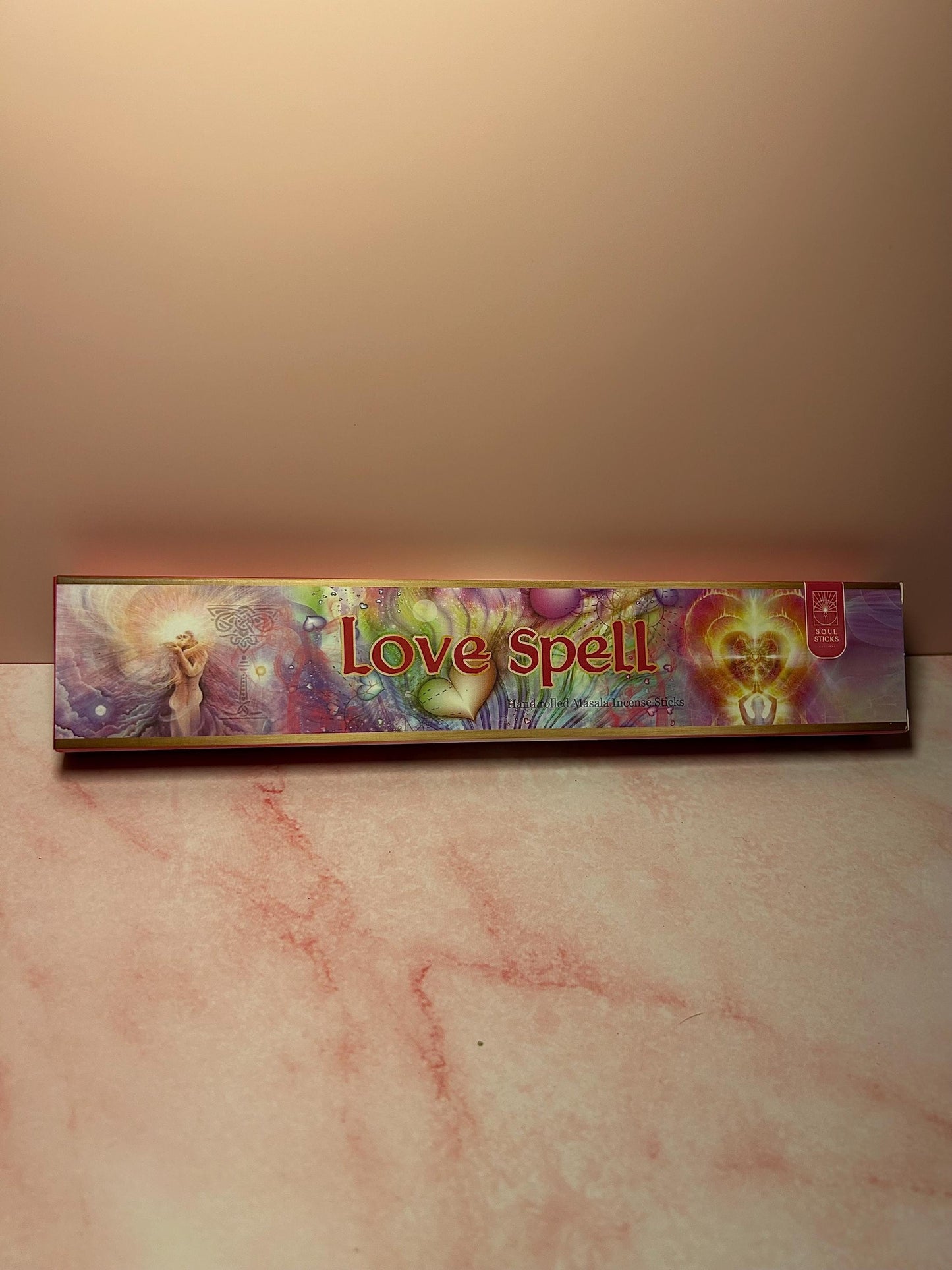 Love Spell Incense Sticks – Romantic Scented Incense for Attraction, Passion, Manifestation, Incense for Love Rituals, Magic