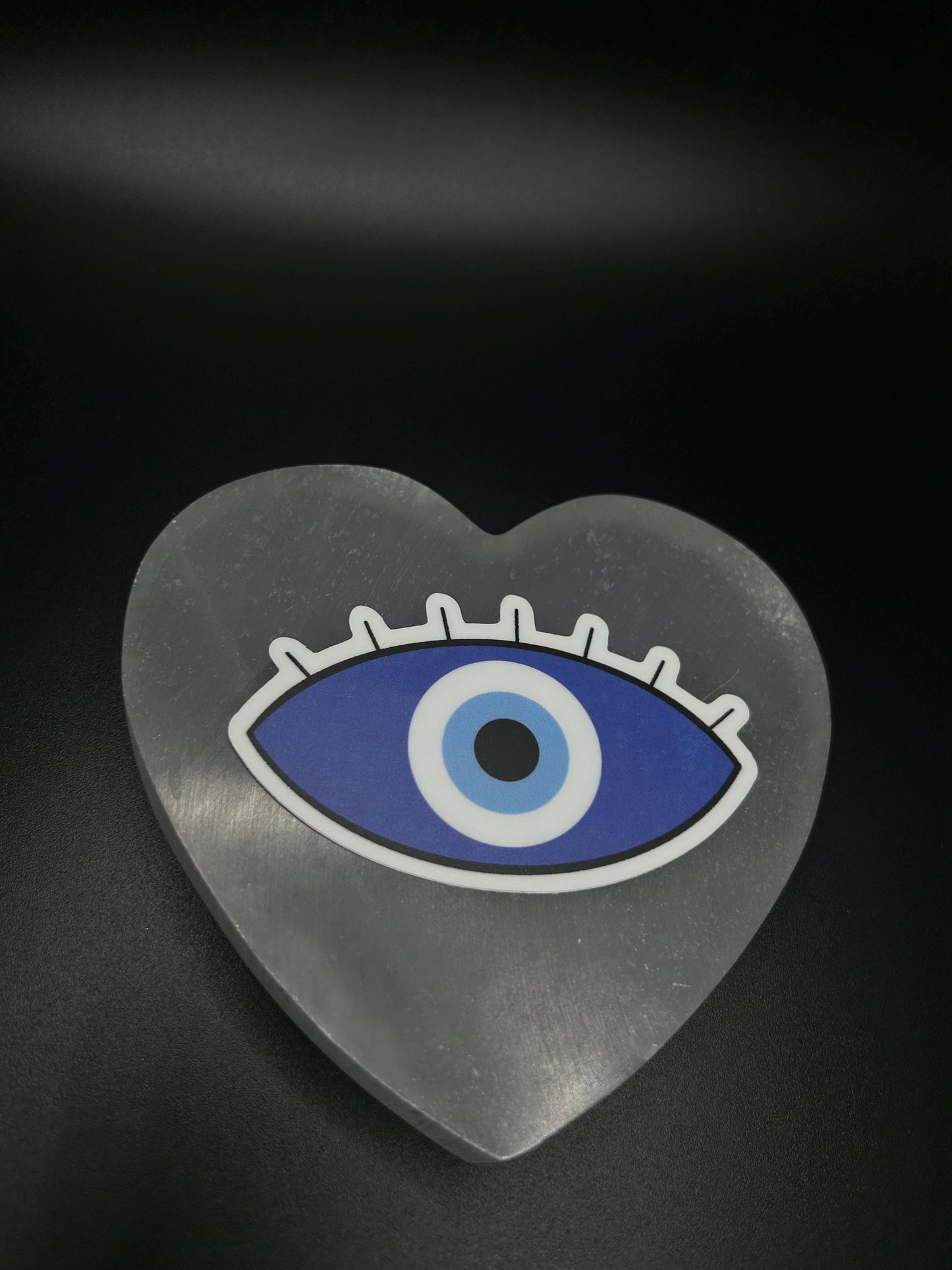 Evil Eye Sticker, Waterproof Vinyl Sticker for Protection & Good Vibes, Spiritual Aesthetic Sticker for Laptop, Phone, or Water Bottle
