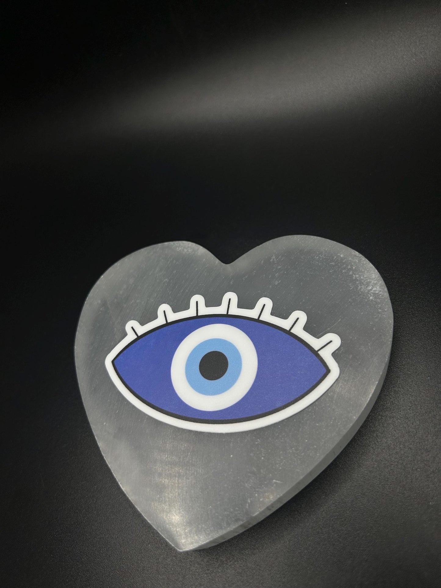 Evil Eye Sticker, Waterproof Vinyl Sticker for Protection & Good Vibes, Spiritual Aesthetic Sticker for Laptop, Phone, or Water Bottle