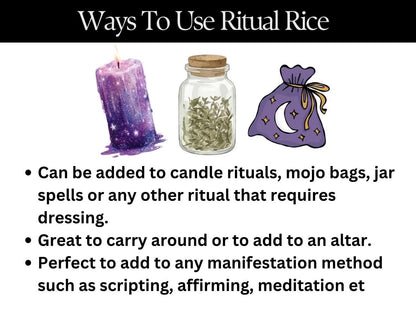 Obsession Rice for Self Love & Attraction, Self Concept Intention Rice, Confidence, Self Obsession, Love Manifestation Tool