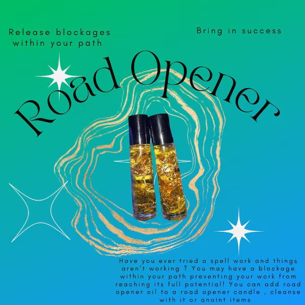 Road Opener Intention Oil, New Opportunities, Success & Abundance Oil, Manifestation Inspired, Spiritual Self Care, Dopesouldopespirit