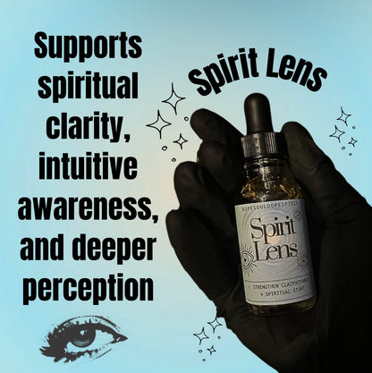 Spirit Lens Spiritual Oil, Handmade Botanical Anointing Oil, Witchcraft Supplies