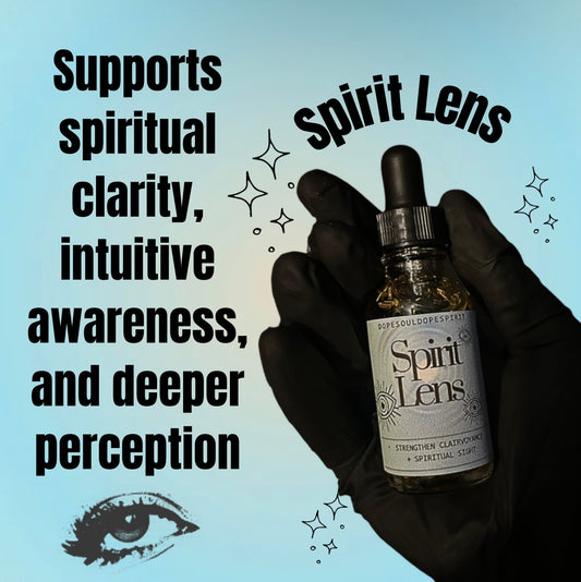 Spirit Lens Spiritual Oil, Handmade Botanical Anointing Oil, Witchcraft Supplies