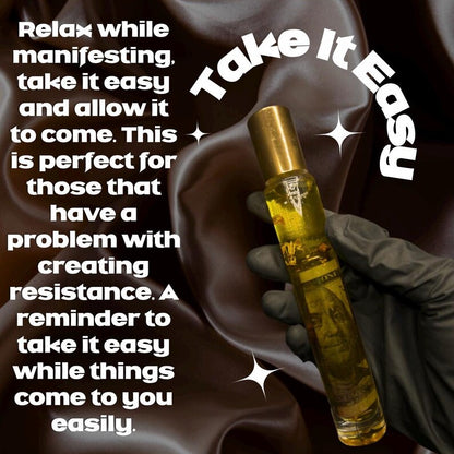 Take It Easy Intention Oil | Abundance Prosperity Inspired Spiritual Oil | Mindset & Intention Setting