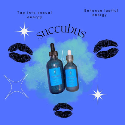 Succubus Inspired Shimmer Perfume Oil, Sensuality & Confidence Body Oil, Lust Inspired Fragrance, Spiritual Self Care