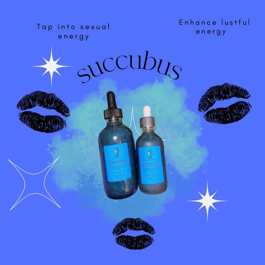 Succubus Inspired Shimmer Perfume Oil, Sensuality & Confidence Body Oil, Lust Inspired Fragrance, Spiritual Self Care