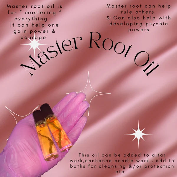 Master Root Intention Oil 10ml, Personal Power and Confidence Inspired, Success and Strength Spiritual Oil