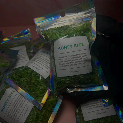 Money Attraction Rice, Prosperity & Abundance Rice, Wealth Manifestation, Hoodoo Money Drawing, Luck, Success, Intention Rice