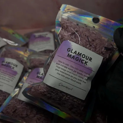 Glamour Magick Rice, Beauty & Attraction Intention Rice, Feminine Energy, Self Love, Confidence, Glow Up, Witchcraft Supplies