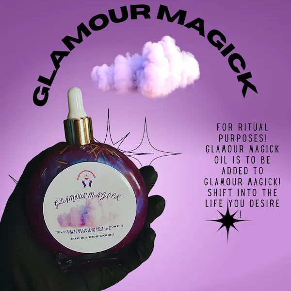 Glamour Magick Intention Oil, Handmade Beauty Inspired Spiritual Oil, Self Love and Confidence Oil