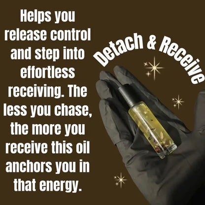 Detach & Receive Intention Oil, Handmade Letting Go Oil, Self Concept and Law of Assumption Inspired Spiritual Oil