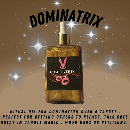 Dominatrix Intention Oil, Confidence & Personal Power, Assertive Energy, Personal Magnetism, Empowerment Oil, Spiritual Self Care
