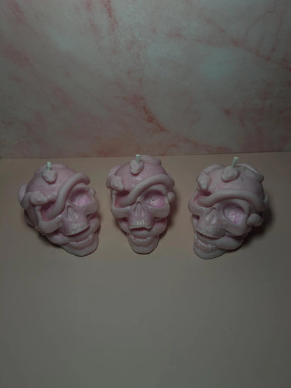 Return to Me Pink Skull Candle, Specific Person Inspired Candle, Love & Reconciliation Intention, Romance, Spiritual Self Care Candle