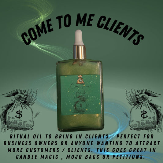 Manifest Prosperity, Manifestation, Spell Work, Come To Me Clients, Ritual Oil For Business Owners