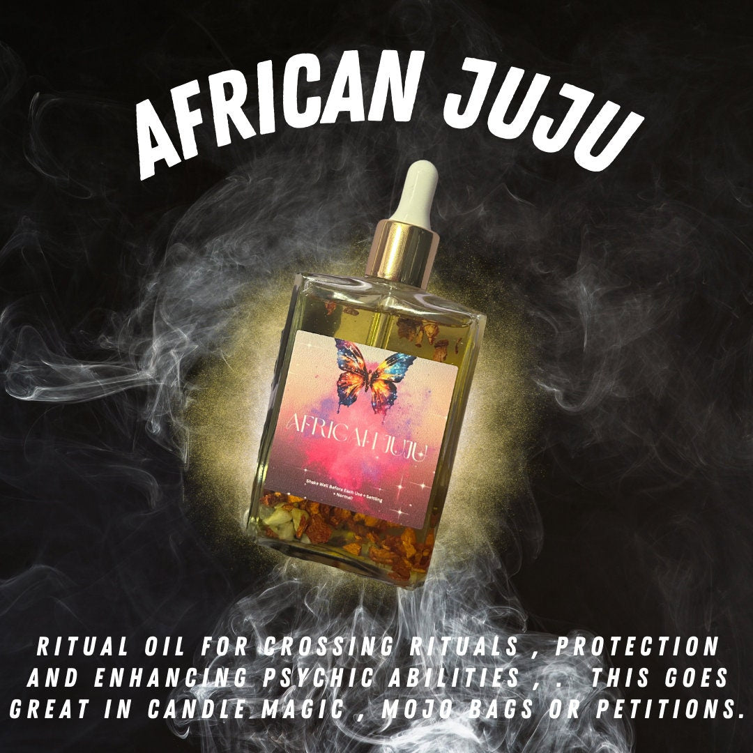 RITUAL Oil, African JuJu, Crossing Spell, Enhance Intuition, Pineal Gland, Third Eye Chakra, Read Description