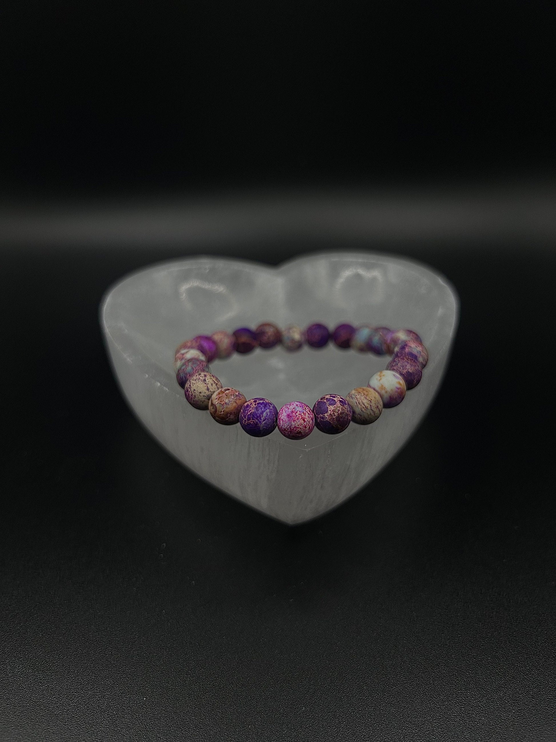 Galaxy Sea Sediment Imperial Jasper Bracelet 7.5inch