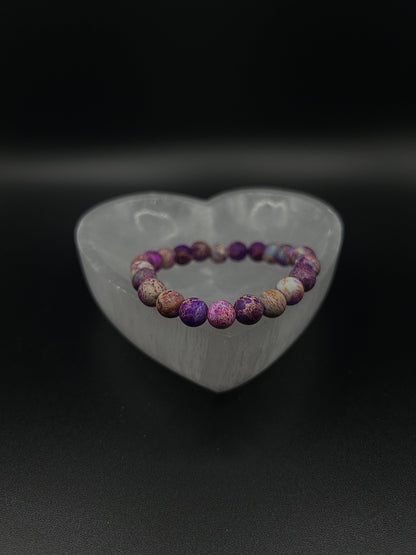 Galaxy Sea Sediment Imperial Jasper Bracelet 7.5inch