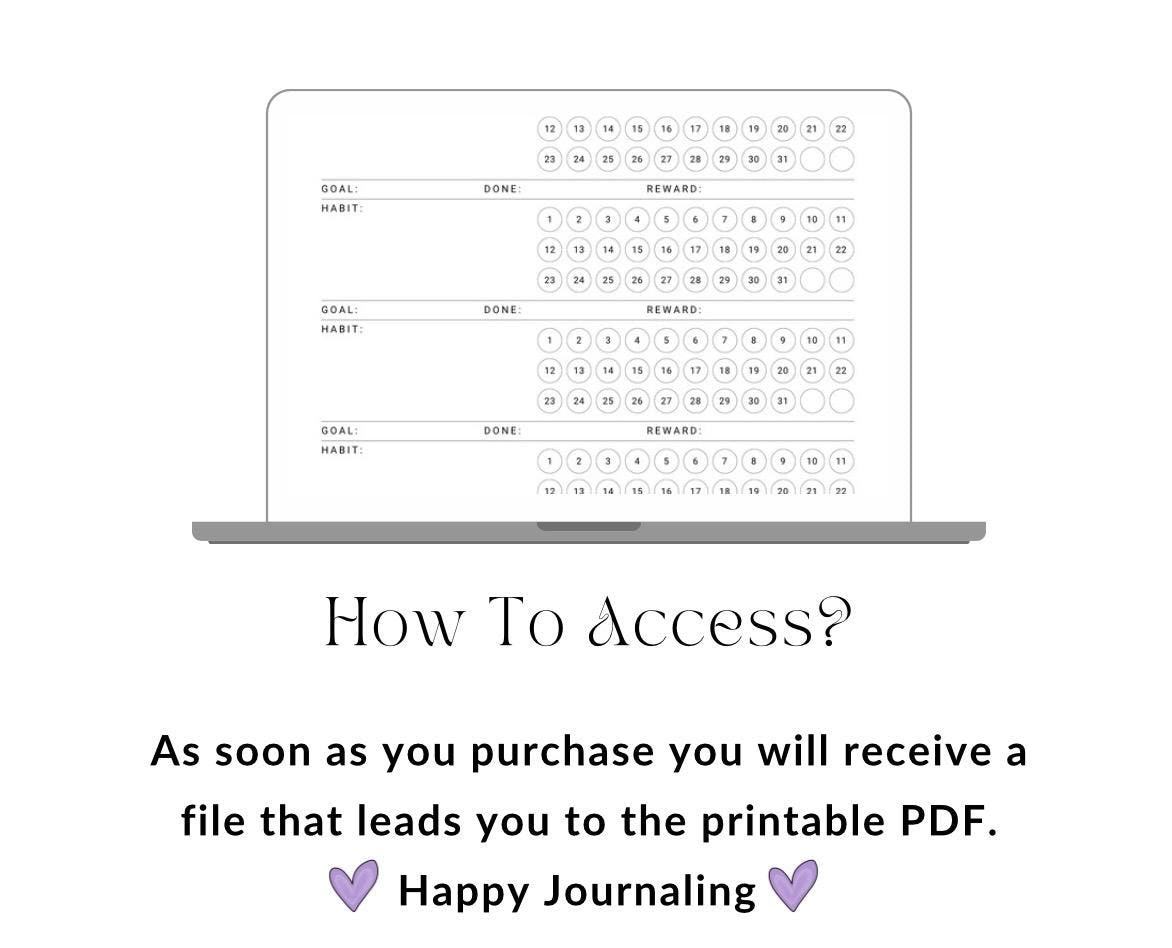 Digital Planner, Self Confidence Boost, Personal Development Printable Planner, PDF Template