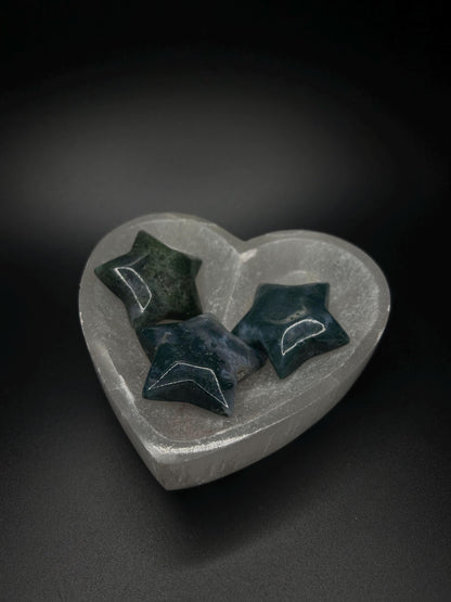 Star Shaped Crystal, Green Moss Agate Crystal Bracelet, Stone For New Beginnings, Gemstones And Crystals, Spiritual Jewelry