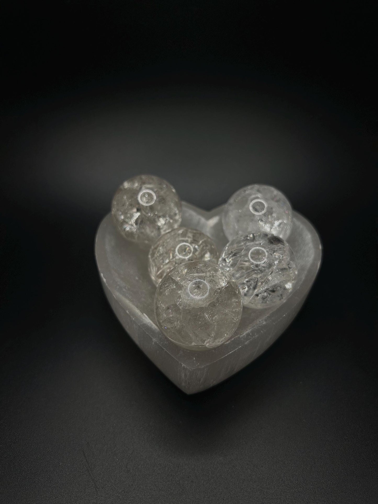 Fire and Ice Quartz Crystal, Sphere Crystal, High-Vibration Healing Stone, Raw Quartz for Energy Cleansing and Meditation