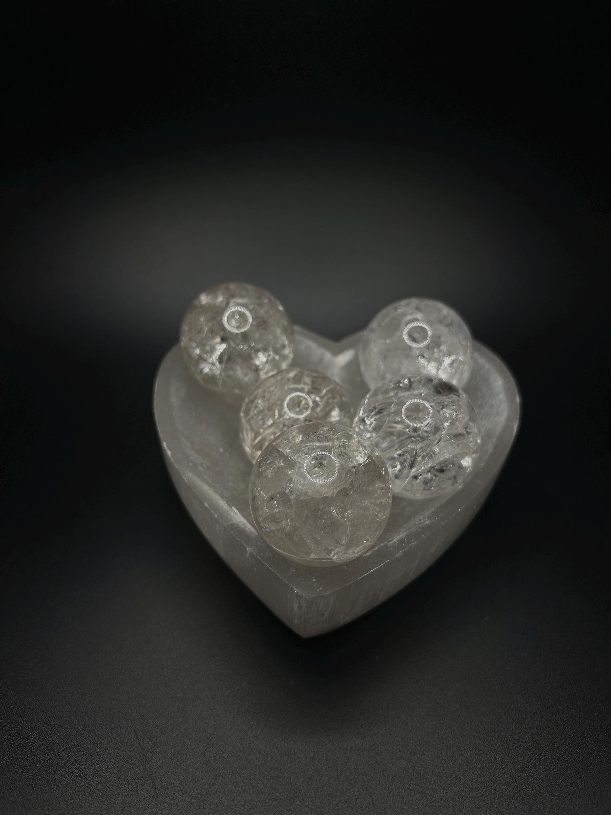 Fire and Ice Quartz Crystal, Sphere Crystal, High-Vibration Healing Stone, Raw Quartz for Energy Cleansing and Meditation