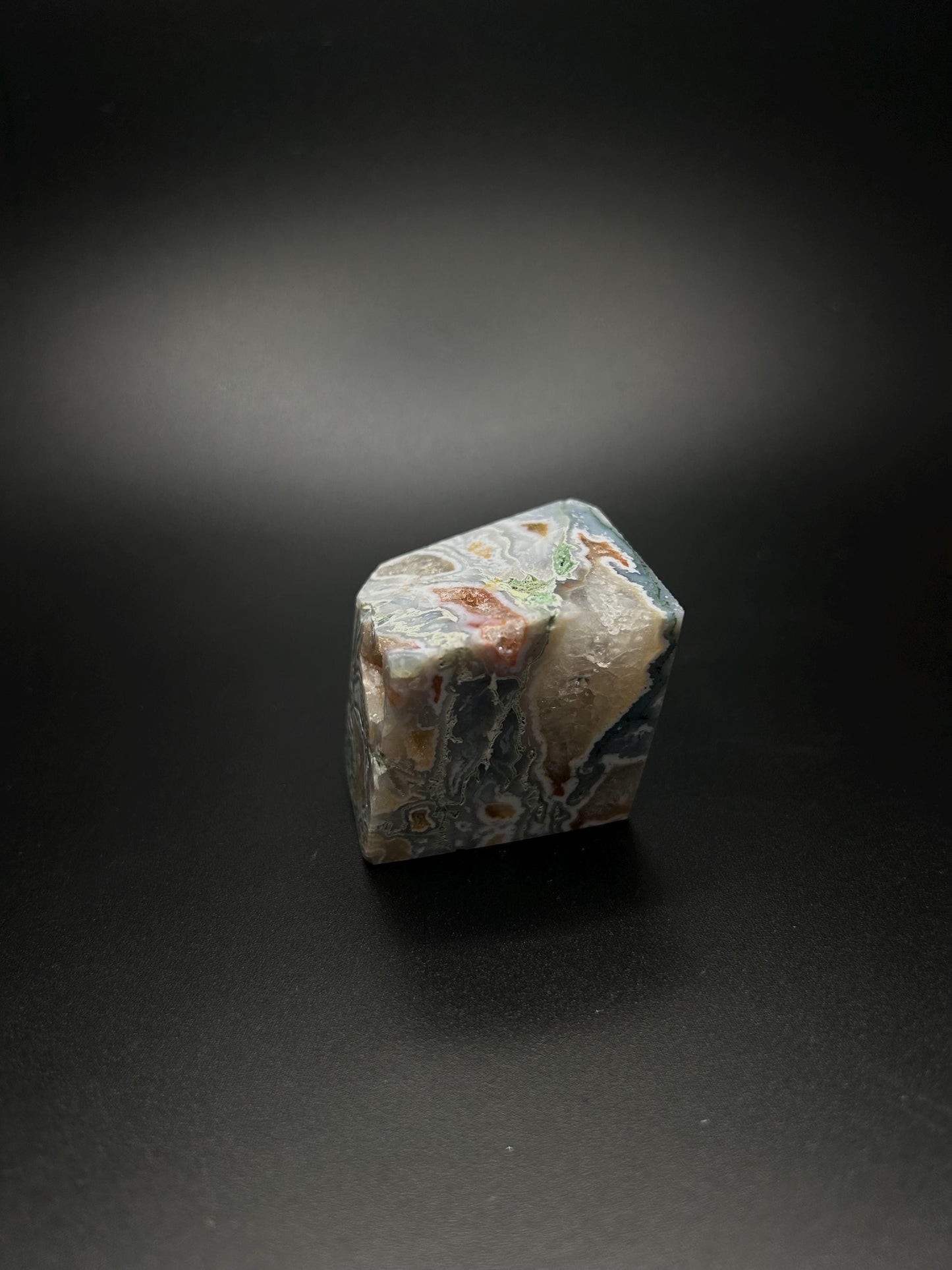 Moss Agate, Heart Chakra Healing Stone for Self Love, Raw Natural Crystal for Energy Cleansing, Emotion