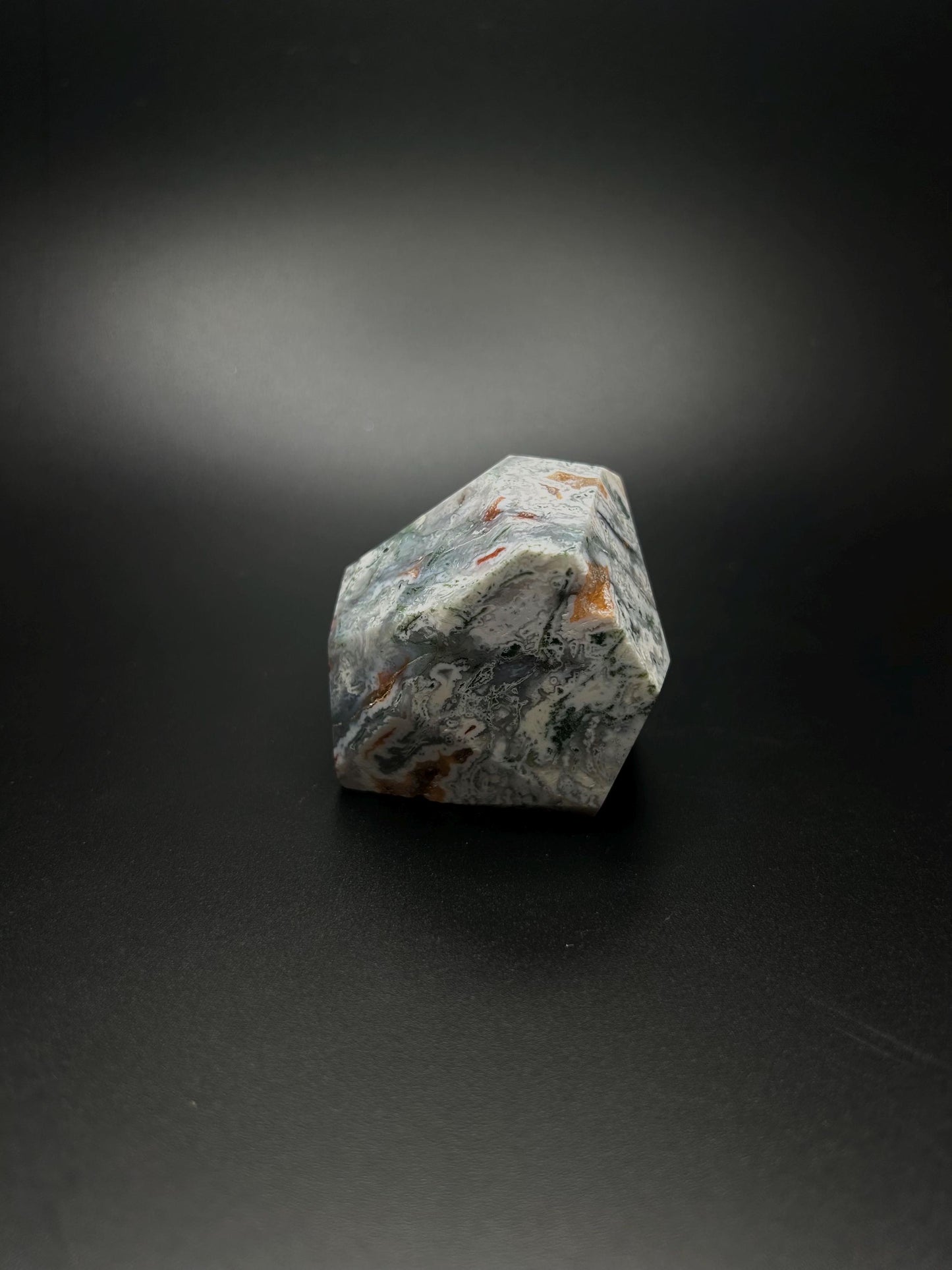 Crystal Healing, Moss Agate Raw Natural Crystal, Heart Chakra Healing Stone for Self Love, Energy Cleansing, Emotion