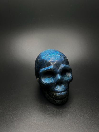 Stone for Intuition, Protection, Chakra Meditation Crystal, Raw Labradorite, Crystal Stone, Skull Crystal