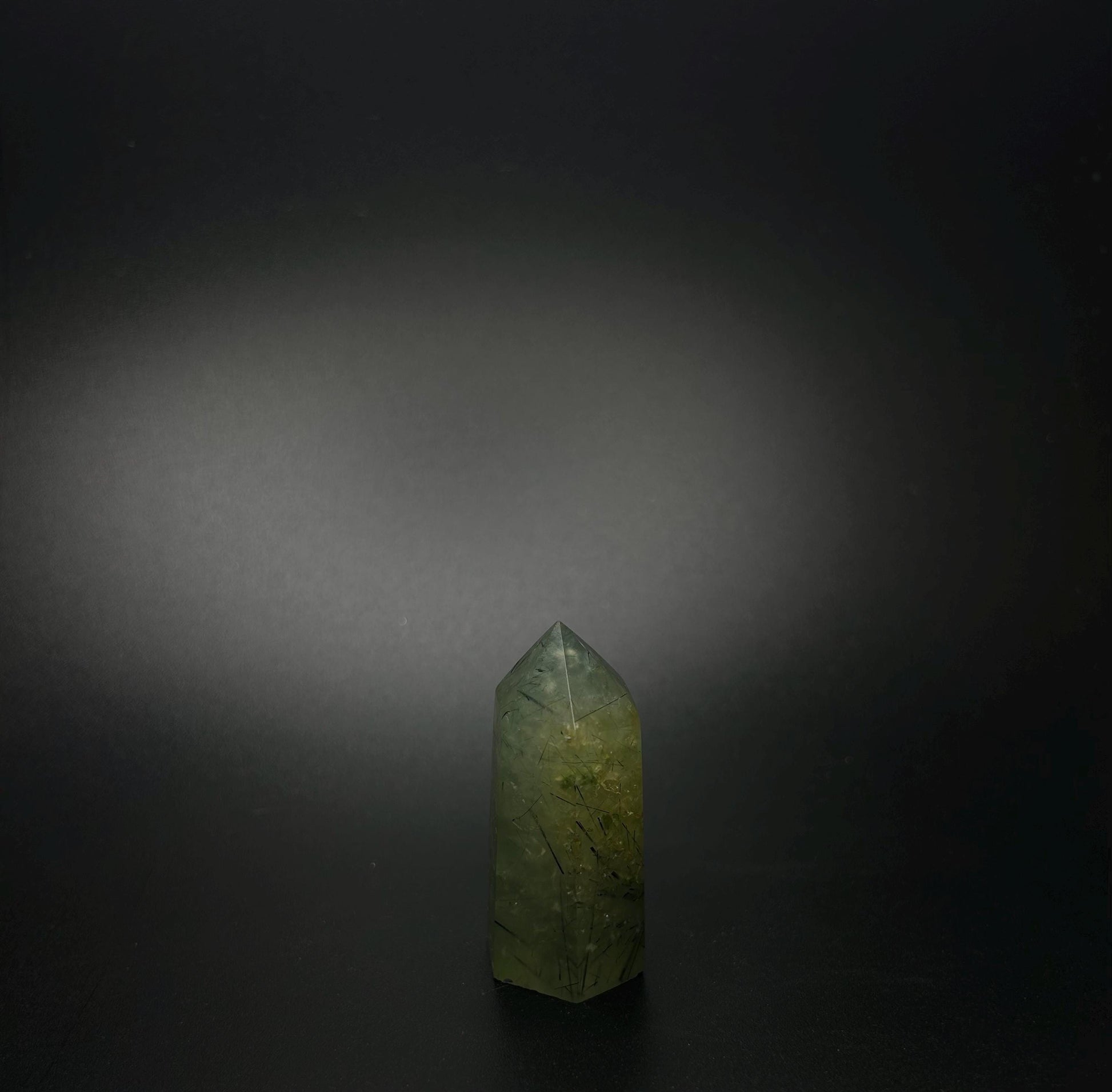 Green Crystal, Prehnite Crystal for Healing, Harmony, High Vibrational Gemstone for Meditation, Protection, Inner Peace
