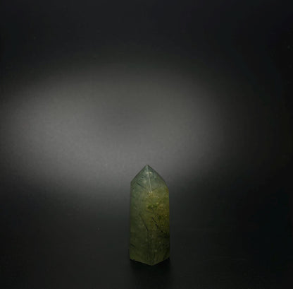 Green Crystal, Prehnite Crystal for Healing, Harmony, High Vibrational Gemstone for Meditation, Protection, Inner Peace