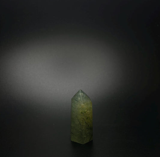 Green Crystal, Prehnite Crystal for Healing, Harmony, High Vibrational Gemstone for Meditation, Protection, Inner Peace