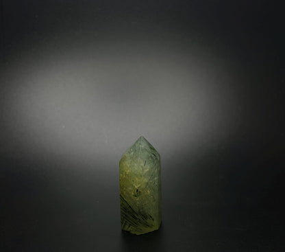 Green Crystal, Prehnite Crystal for Healing, Harmony, High Vibrational Gemstone for Meditation, Protection, Inner Peace
