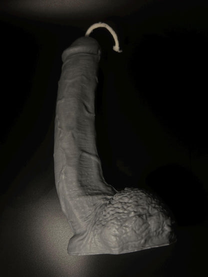 XXL Black Penis Shaped Candle, Witchcraft Supplies, Altar Ritual, Gift For Witch , Soy Wax