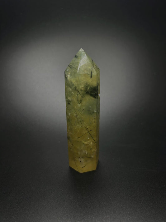 Natural Gemstone, Green Prehnite Crystal for Healing, Harmony, High Vibrational for Meditation, Protection, Inner Peace