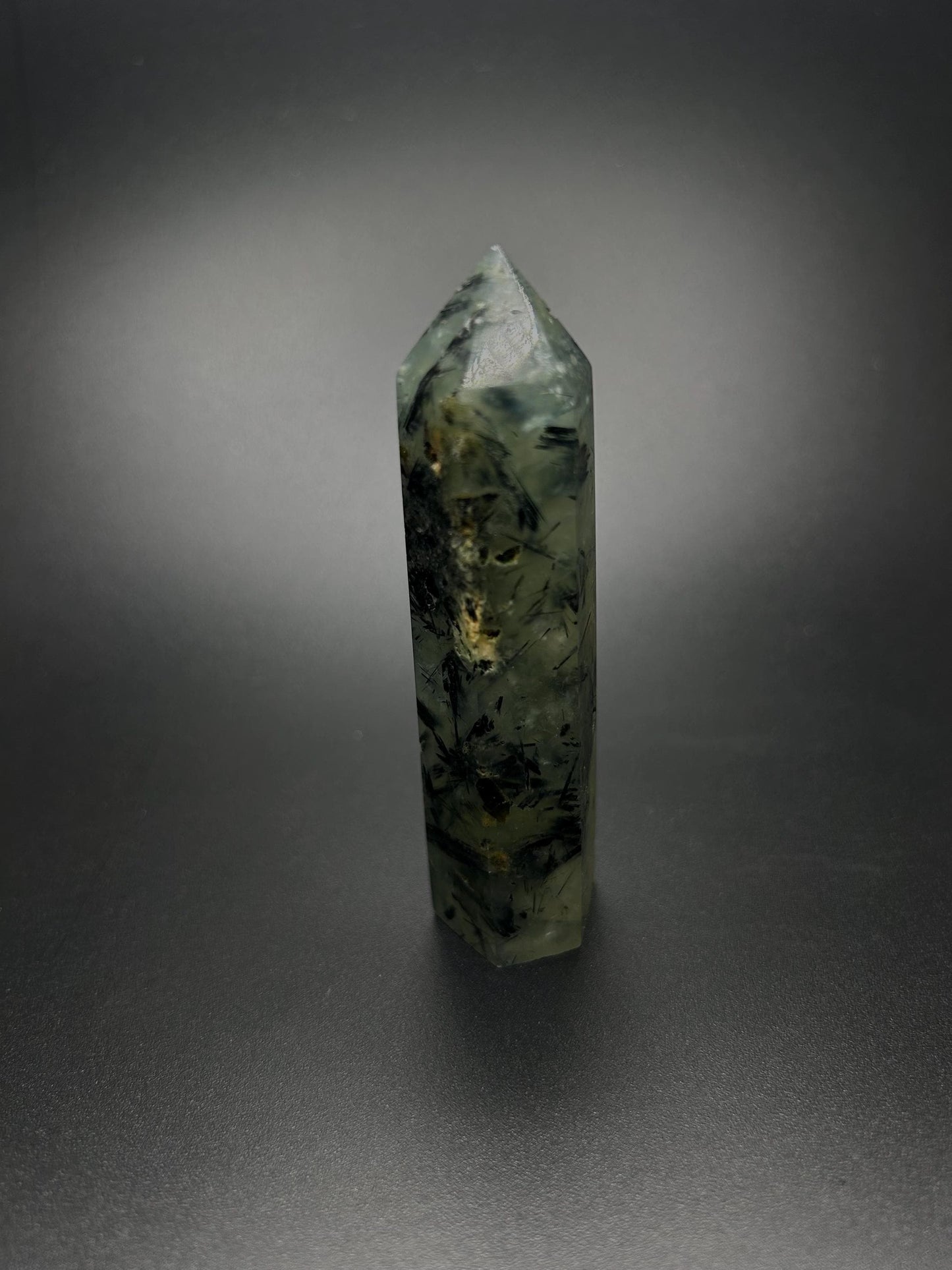 Green Crystal, Prehnite Crystal for Healing, Harmony, High Vibrational Gemstone for Meditation, Protection, Inner Peace