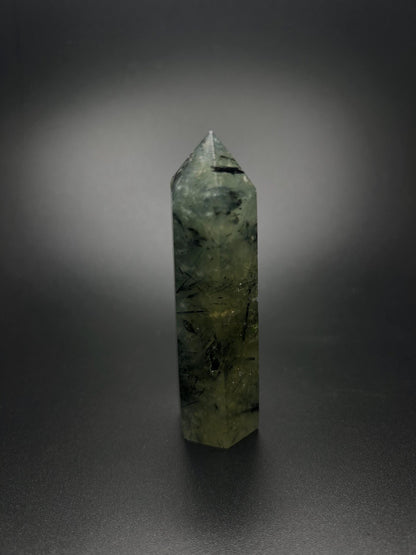 Green Crystal, Prehnite Crystal for Healing, Harmony, High Vibrational Gemstone for Meditation, Protection, Inner Peace