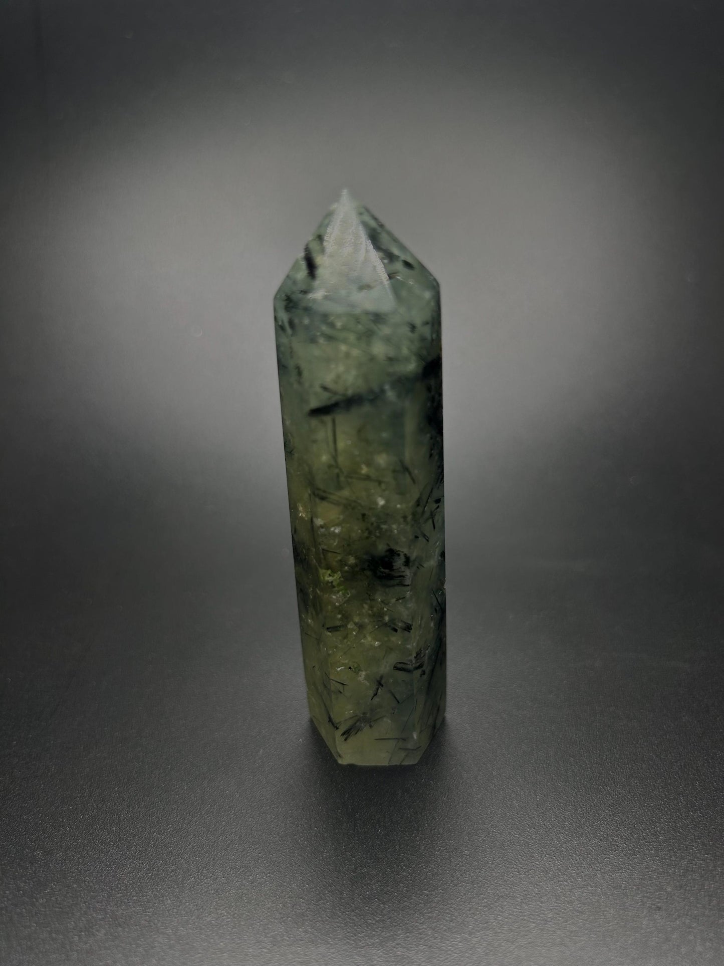 Green Crystal, Prehnite Crystal for Healing, Harmony, High Vibrational Gemstone for Meditation, Protection, Inner Peace