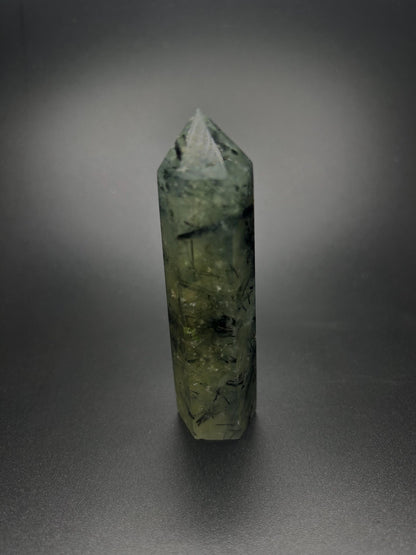 Green Crystal, Prehnite Crystal for Healing, Harmony, High Vibrational Gemstone for Meditation, Protection, Inner Peace