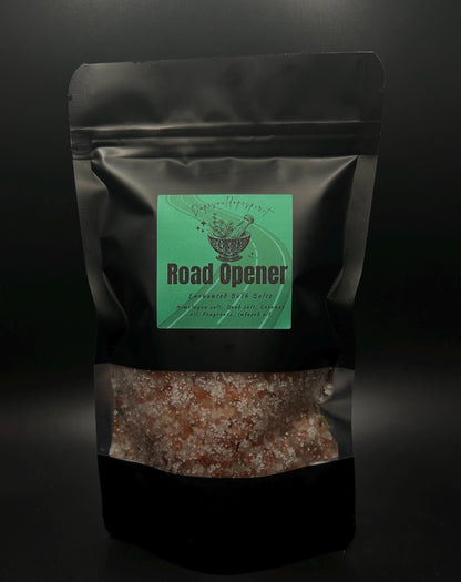 Enchanted Bath Salt for Attraction, Manifestation Ritual Spa Soak, Road Opener, Clear Blockages From Path