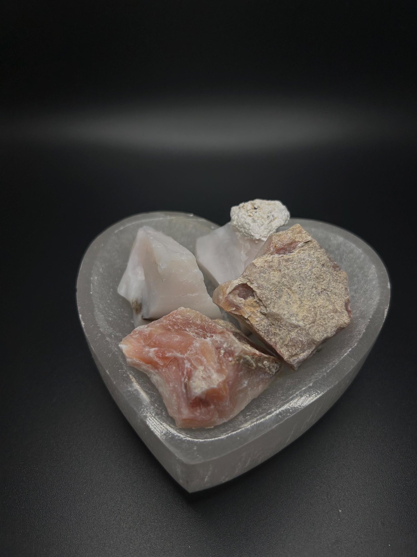 4oz Pink Opal Crystal, Natural Healing Stone for Love, Emotional Balance, Inner Peace, Raw Pink Opal Gemstone