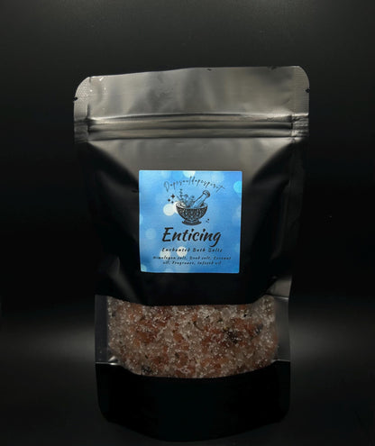 Enchanted Bath Salt for Attraction, Manifestation Ritual Spa Soak, Enticing Self-Care to Attract Love & Positive Energy