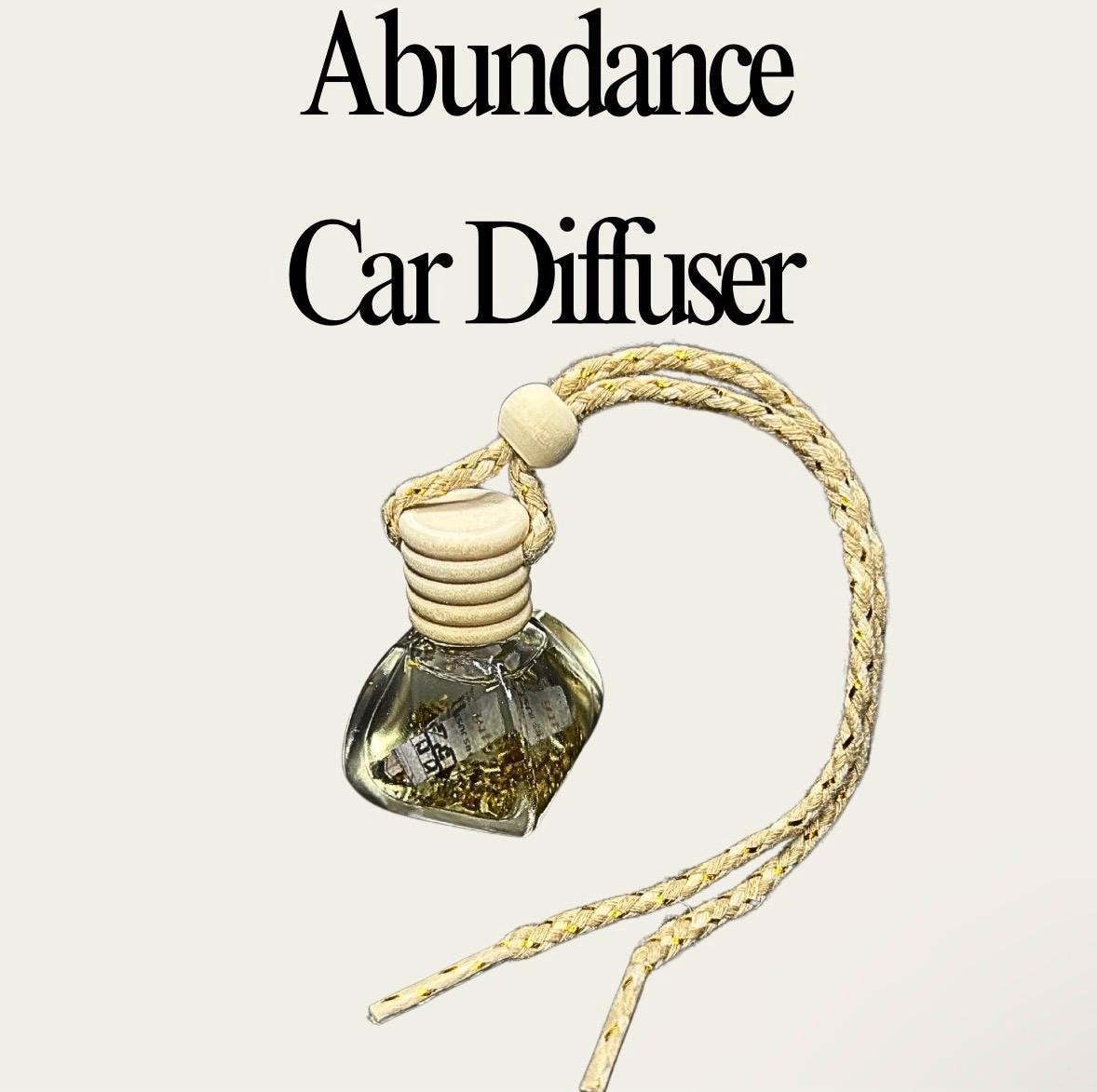 Manifesting Money Car Diffuser - Enchanted Prosperity Air Freshener, Abundance Crystal Car Charm, Wealth & Success Spiritual Gift 14ML