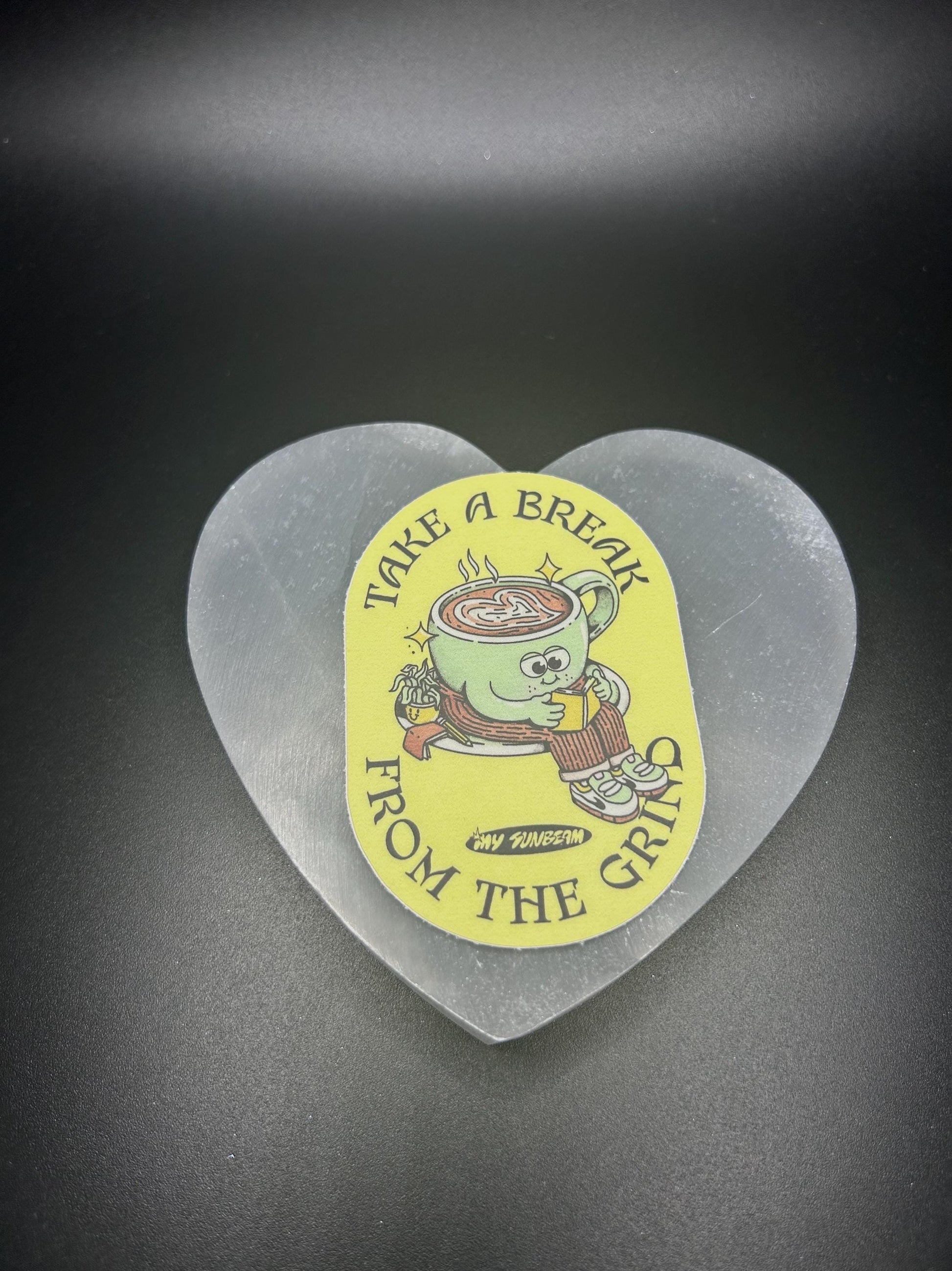 Take a Break Sticker - Mental Health Awareness, Self-Care Sticker for Laptop, Water Bottle, Notebook, Motivational Wellness Gift