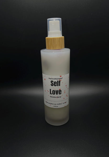 Self Love Intention Spray, Confidence, Healing Mist for Self-Care, Manifestation & Aura Cleansing Spray