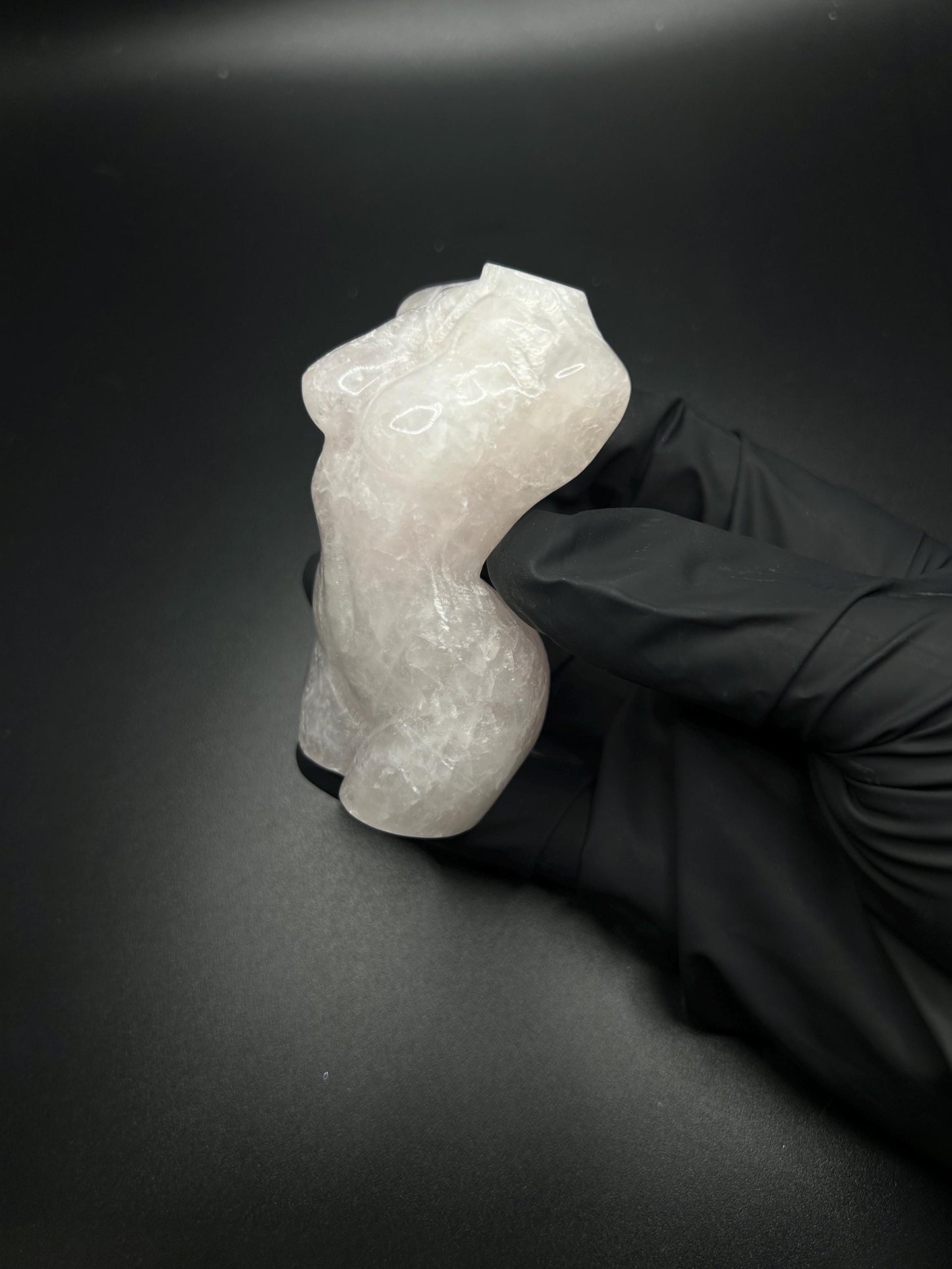 Rose Quartz Goddess Body Crystal, Divine Feminine Sculpture, Self Love Crystal Statue, Healing Crystal Decor, Spiritual Gift for Her